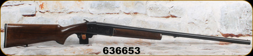 Consign - CIL - 12Ga/2.75"/30" - Model 402 Deluxe - Single-Shot Shotgun - Walnut Stock/Engraved Receiver/Blued Finish, Fixed Full choke - New, unfired - in original box w/ all manuals & paperwork