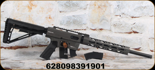 Derya - 22LR - TM-22 Pro - Semi-Auto Rimfire - Sniper Grey Adjustable Stock/Matte Black Cerakote Finish, 16"Threaded Barrel, (2)10rd magazines - Mfg# TM22-PRO-16-SGREY