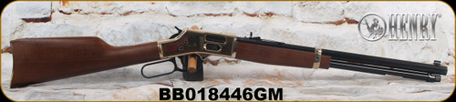 Henry - 357Mag/38Spl - Big Boy Brass Side Gate - Lever Action Rifle - American Walnut Stock/Brass Receiver/Blued Steel, 20" Octagonal Barrel, Mfg# H006GM, S/N BB018446GM