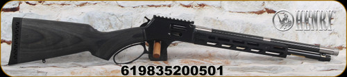 Henry - 45LC - Henry Big Boy SPD HUSH Series - Gray American hardwood laminate Stock/Aluminum Forearm w/M-LOK/Match-Grade Carbon Fiber 16.5"Barrel, 5/8x24 Threaded, Receiver-Mounted Picatinny Rail, Mfg# H012CH
