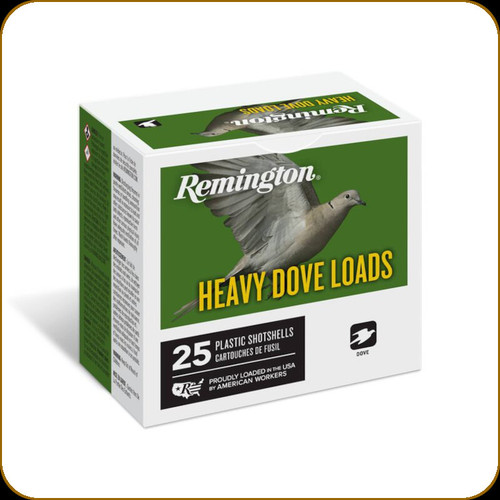 Remington - 12 Ga 2.75" - 1 1/8oz - Shot 7.5 - Heavy Dove Loads - 25ct - 28755/RHD1275