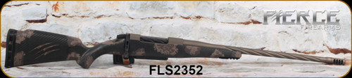 Fierce - 300PRC - Twisted Rogue XP - Sonora Camo Carbon Fiber rogue stock/Smoked Bronze Cerakote, 20"match grade #4 contour deep spiral fluted steel barrel, Threaded 5/8×24, UPC: 853418432730 / S/N FLS2352
