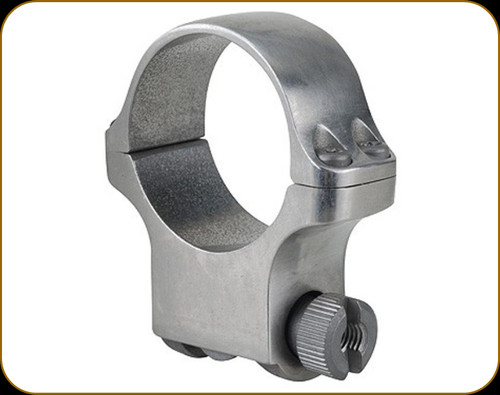 Ruger - 30mm High Scope Ring Assy - Stainless - 5K30 - *1 Ring Only* - 90286