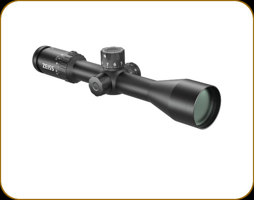 Zeiss - Conquest V3 - 4.5-14x50mm - Ext Elev w/Ballistic Stop - Capped Wind. - .25 MOA - Adj. Parallax 25 yds - ∞ - 30mm Tube - Illum. #87 SHRi Ret - 522742-9987-070