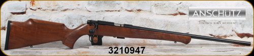 Anschutz - 22LR - Model 1712 D Silhouette Sporter - Select Walnut Monte Carlo Stock w/Schnabel Forend/Blued Finish, 22"Barrel, Single Stage Trigger, Mfg# 100-017100, S/N 3210947
