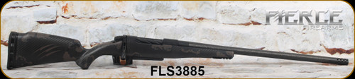 Fierce - 300PRC - Carbon Rogue XP - Trophy Camo Carbon Fiber ROGUE Stock/Black Cerakote/Fierce C3 Carbon Match Grade, 22"Barrel, Radial Brake, Trigger Tech Primary ProCurve, Mfg# 853418418086, S/N FLS3885