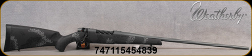 Weatherby - 6.5-300WbyMag - Mark V Live Wild - Black and grey sponge pattern accent polymer stock w/ambidextrous palm swell/Carbon Grey Cerakote, 26"Spiral Fluted Barrel, radial Accubrake ST, Mfg# MLW01N653WR8B