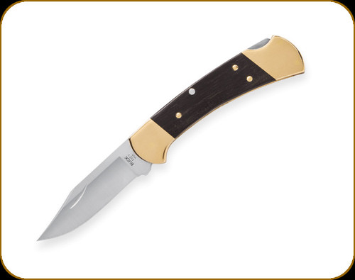 Buck Knives - Ranger - Slim Heritage Elite - 3" Blade - MagnaCut Steel - Genuine Ebony Handle w/Brass Bolsters - 0112BRS19-B