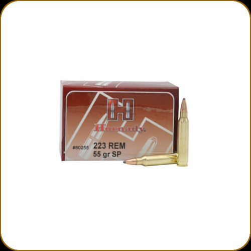 Hornady - 223 Rem - 55 Gr - Custom - Soft Point - 50ct - 80255