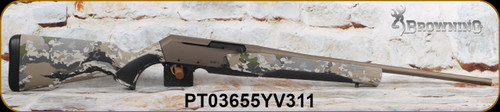 Consign - Browning - 308Win - BAR MK 3 - OVIX - Semi-Auto Rifle - Browning OVIX camo composite shim-adjustable stock/Smoked Bronze Cerakote finish, 22"Barrel, 4rd detachable box magazine, Mfg# 031072218 - NIB