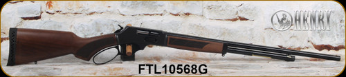 Henry - 410Ga/2.5"/24" - Side Loading Gate - Lever Action Shotgun - American Walnut Stock Blued Finish, 24"Round Barrel, 5 Round Capacity, Mfg# H018G-410, S/N FTL10568G