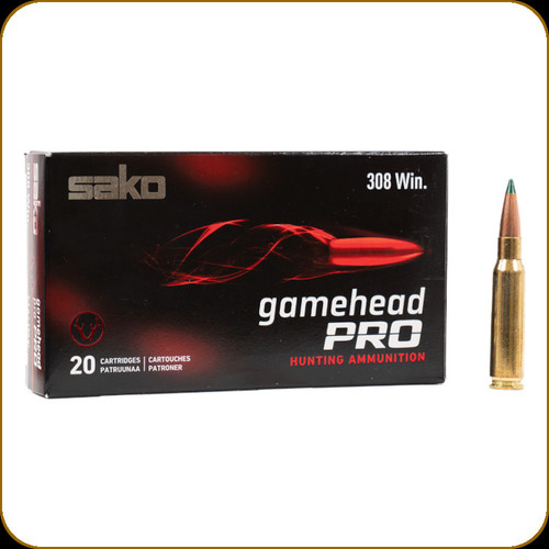 Sako - 308 Win - 150 Gr - Gamehead Pro - Tipped Hollow Point Boat Tail - 20ct - 106A