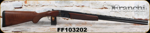 Franchi - 28Ga/3"/28" - Instinct L - O/U - A-Grade Satin Walnut, Prince-of-Wales Stock/Case Hardened Receiver/Blued Barrels, Auto-Ejectors, Red fiber optic front bead, Mfg# 40811, S/N FF103202