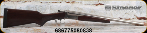 Stoeger - 20Ga/3"/20" - Coachgun Supreme - SxS Shotgun - Select Turkish Walnut Stock/Nickel Finish - STOCK IMAGE - Mfg# 31489