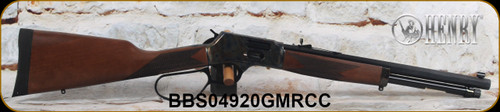Henry - 357Mag/38Spl - Big Boy Side Gate Carbine - Large Loop Lever Action - American Walnut Straight-Grip Stock/Color Case Hardened Frame/Blued, 16.50"Octagonal Barrel, 7+1 Capacity, Mfg# H012GMRCC, Mfg# BBS04920GMRCC