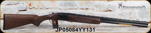 Browning - 16Ga/2.75"/28" - Citori Hunter Grade I - O/U - Satin finish Grade I American walnut stock/Gloss Finish Blued Metal w/Gold Enhancement on Receiver, Three flush choke tubes(F, M, IC), Silver Bead Front Sight, Mfg# 018258513, S/N JP05084YY131
