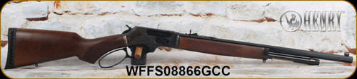 Henry - 45-70Govt - Side Loading Gate - Lever Action Rifle - American Walnut Stock/Color Case Hardened Receiver/Blued, 22"Octagon Barrel, 4 Round Capacity, Mfg# H010GCC, S/N WFFS08866GCC