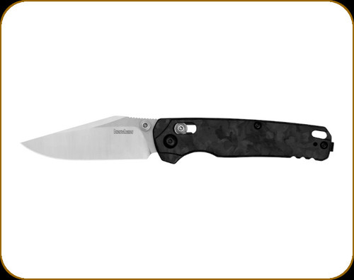 Kershaw - Bel-Air Clip Point - 3.05" Blade - CPM MagnaCut - Black Carbon Fiber Handle - 6106CF