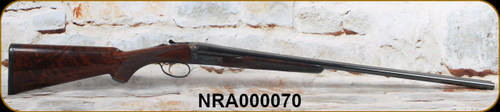 Consign - Connecticut Shotgun Mfg. - 20Ga/2.75"/28" - RBL - SxS Single Trigger Shotgun - Grade IV Walnut/Engraved Case Hardened Receiver/Blued Barrels, c/w chokes, wrench & factory Dust cover sleeves