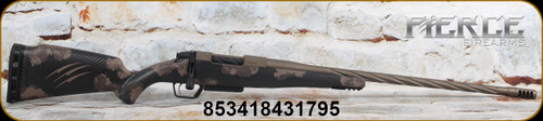 Fierce - 25Creedmoor - Twisted Rogue XP - Sonora Camo Carbon Fiber rogue stock/Smoke Bronze Cerakote, 20"match grade #4 contour deep spiral fluted steel barrel, Threaded 5/8×24 - STOCK IMAGE