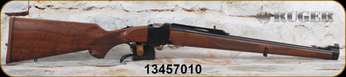 Ruger- 9.3x62 - No. 1 RSI - International - Lypsey's Exclusive - Hi-Grade Walnut Full Stock/Satin Blued, 20"barrel, MFG# 21349, S/N 134-57010