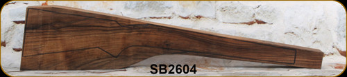 Stock Blank - Exhibition Grade Light New Zealand Walnut - SB2604 - 34 7/8"x 7 7/16"x 2 3/8"