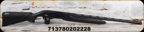 TriStar - 12Ga/3"/28" - Raptor II - Semi-Auto Shotgun - Black Synthetic Stock/Black Finish, 5 Round Magazine, Fiber Optic Sight, Oversized Operating Handle & Bolt Release, Beretta/Benelli Mobil Style Choke Tubes, Mfg# 20222
