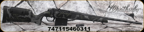 Weatherby - 25Creedmoor - Model 307 Range XP 2.0 - Hand painted green/grey sponge pattern LtWt vertical grip stock w/Graphite Black Cheek Piece/Graphite Black Cerakote, 24"Threaded(1/2-28)Skip-Fluted, Mag Sporter contour Barrel, Mfg# 3WRX225CMR4B
