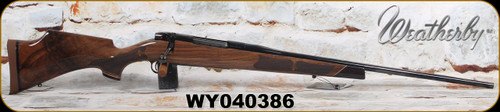 Weatherby - 240WbyMag - Camilla Deluxe - Grade AA ClaroWalnut Stock w/Rosewood Forend & Grip Caps/High Gloss Blued Finish, 24"Threaded(1/2-28)Barrel - #1 Contour, 4 round Hinged Floorplate, Mfg# MCD01N240WR6B, S/N WY040386