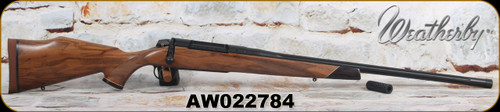 Weatherby - 375H&H - Model 307 Adventure SD - Fancy walnut stock w/rosewood forend & grip cap-maple diamond inlay & spacers/Graphite Black Cerakote, 24"Threaded(1/2-28) Barrel, Mfg# 3WASD375HR6B, S/N AW022784
