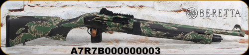 Beretta - 12Ga/3"/18.5" - Model 1301 Tactical Tiger Mod 2 - Semi Auto - Vietnam Tiger Stripe Synthetic Stock w/Black Accents, Ghost Ring Rear, Front Blade Sights, OCHP, Mfg# A7R7B000000003