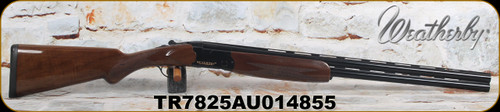 Weatherby - 12Ga/3"/28" - Orion I - Gloss finished, A grade Turkish walnut Prince of Wales grip Stock/Blued Finish, Mfg# OR11228RGG, S/N TR7825-AU014855
