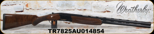 Weatherby - 12Ga/3"/28" - Orion I - Gloss finished, A grade Turkish walnut Prince of Wales grip Stock/Blued Finish, Mfg# OR11228RGG, S/N TR7825-AU014854