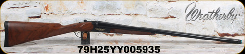 Weatherby - 12Ga/3"/28" - Orion SxS - Oil rubbed grade A walnut English Grip Stock/Blued Finish, Brass Bead Sight, Includes 5 Chokes, 2 Round Capacity, Mfg# OG11228DSM-ORION-I - S/N 79-H25YY-005935