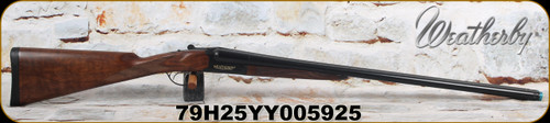 Weatherby - 12Ga/3"/28" - Orion SxS - Oil rubbed grade A walnut English Grip Stock/Blued Finish, Brass Bead Sight, Includes 5 Chokes, 2 Round Capacity, Mfg# OG11228DSM-ORION-I - S/N 79-H25YY-005925