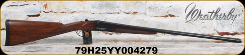 Weatherby - 28Ga/3"/28" - Orion SxS - Oil rubbed grade A walnut English Grip Stock/Blued Finish, Brass Bead Sight, Includes 5 Chokes, 2 Round Capacity, Mfg# OG11228DSM-ORION-I - S/N 79-H25YY-004279