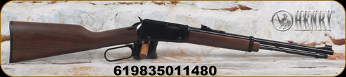 Henry - 22WMR - H1 Classic Youth - Standard Loop Lever Action Rifle - Walnut Straight-Grip Stock/Black Finish, 16.5"Round Barrel, Mfg# H001Y-22M - STOCK IMAGE