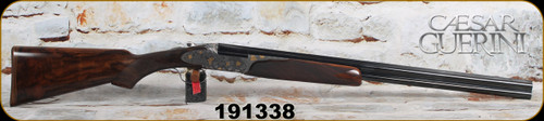 Caesar Guerini - 20Ga/3"/28" - Revenant - round body - Oil finish Grade AAA Walnut Stock w/Ellipse Rounded forend/Hand polished coin finish Receiver Engraved w/maple leaves & branches/Blued Barrels w/tapered solid top &mid rib, Mfg#A05977 S/N 191338