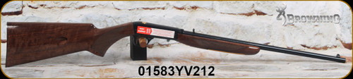 Browning - 22LR - SA 22, Grade VI Blued - High grade walnut stock/Engraved receiver w/gold game scene/Blued Finish, 19.25"Barrel, Mfg# 021002102, S/N 01583YV212