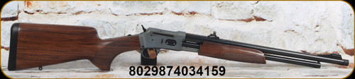 Pedersoli - 44RemMag - Jackal - Pump Action Rifle - Walnut Stock/Blued, 19"Threaded(5/8" x 24)Barrel, Mfg# S.934-044