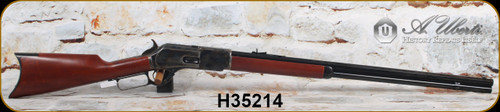 Uberti - 45-60 - 1876 Winchester Centennial Rifle - Lever Action - A-grade walnut straight stock/Case Hardened Frame & Lever/Blued, 28"Octagonal Barrel, Mfg# 2500, S/N H35214