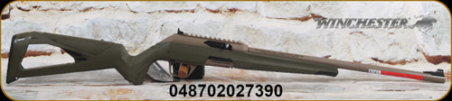 Winchester - 22LR - Wildcat 22 LR - OD Green Flat Dark Earth - Semi-Auto - OD Green polymer stock/Flat Dark Earth Perma-Cote finish, 18"barrel,Mfg# 521158102
