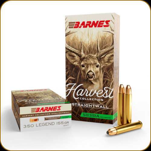 Barnes - 350 Legend - 155 Gr -Harvest Collection - Sierra Pro-Hunter - 20ct - 32477/HV350L1