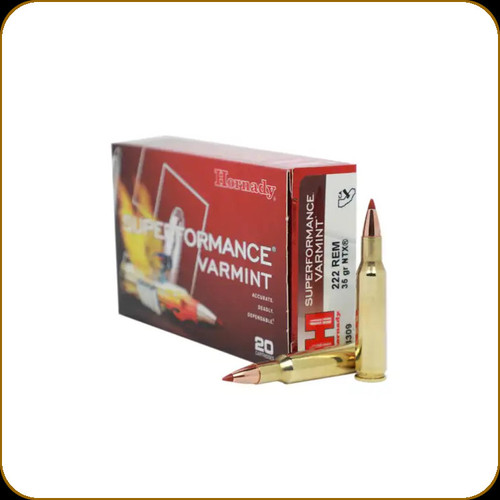 Hornady - 222 Rem - 35 Gr - Superformance Varmint - NTX - 20ct - 8309