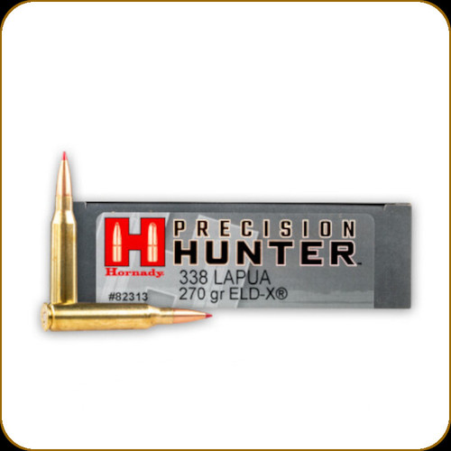 Hornady - 338 Lapua - 270 Gr - Precision Hunter - ELD-X - 20ct - 82313