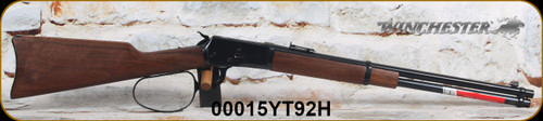 Winchester - 44RemMag - Model 1892 Large Loop Carbine - Grade I Walnut Straight Grip Stock/Blued, 20"Barrel, Marble Arms front sight, Mfg# 534190124, S/N 00015YT92H
