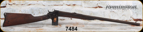Consign - Remington - 32Rimfire - Rolling Block - Walnut Straight-Grip Stock w/Metal butt plate/Antique Patina, 24"Octagonal Barrel, Type 1 Rear sight, Sliding Bar Extractor