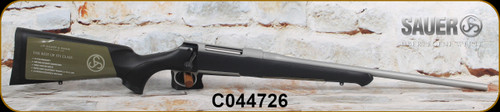 Used - Sauer - 6.5x55SE - S100 Ceratech Silver XT - Bolt Action Rifle - Black Synthetic ERGO MAX Stock/Ice Grey Cerakote Finish, 22"Barrel, 5 Round Detachable Magazine, Mfg# S1SX655 - NIB