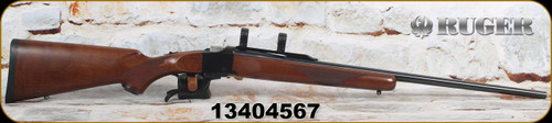 Consign - Ruger - 204Ruger - No.1-B Standard - Grade AA Walnut Stock w/Semi-Beavertail Forend/Blued Finish, 26"Barrel, c/w 1"Ruger rings - only 1 box of shells fired - in orig.box
