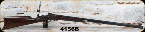 Consign - Shiloh-Sharps - 45-70Govt - Model 1874 Hartford - Upgraded Extra Fancy Walnut w/Pewter forend tip/Case Color Frame/Blued, 32"Octagon Barrel, Hartford Collar, Steel Buttplate, ladder sight, in fitted wooden case